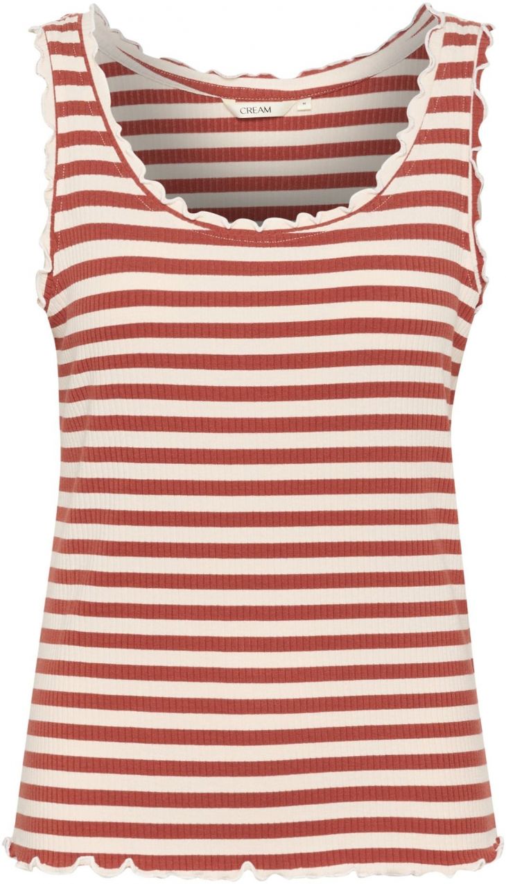 Cream Top 'Ribba'  béžová / červená