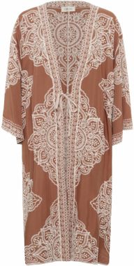 Cream Kimono 'CRTyla'  béžová / homárová