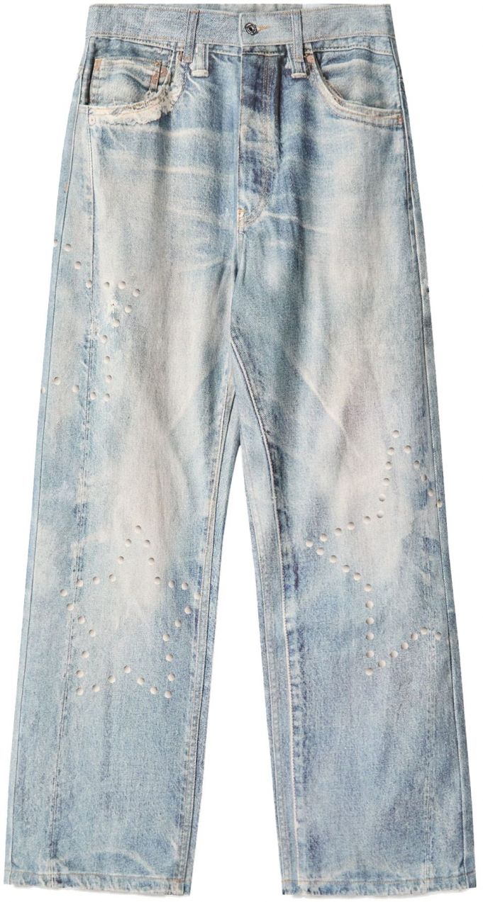Bershka Džínsy  modrá denim