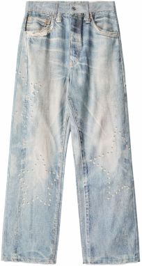 Bershka Džínsy  modrá denim