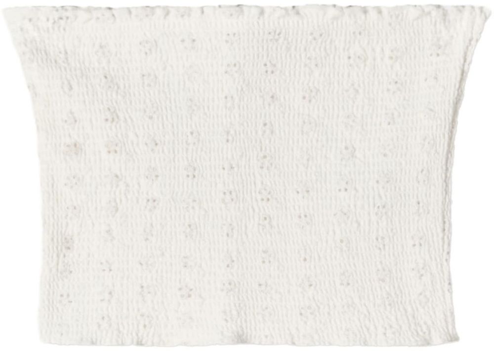 Bershka Top  šedobiela