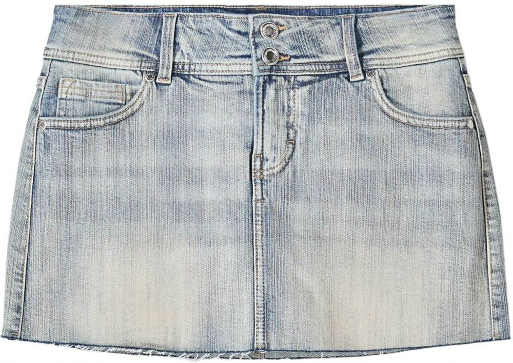 Bershka Sukňa  modrá denim