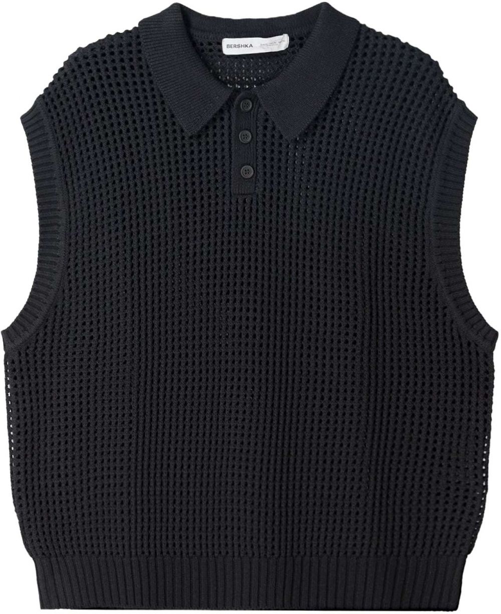 Bershka Vesta  čierna