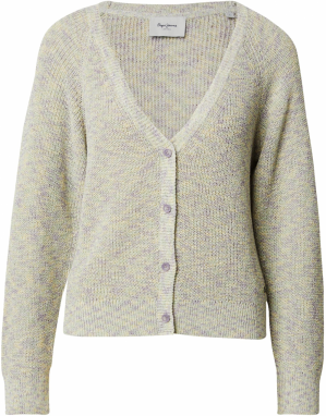 Pepe Jeans Kardigán 'Claire'  pastelovo fialová / biela