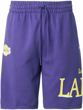 NEW ERA Nohavice 'NBA TEAM LOSLAK'  žltá / fialová / biela