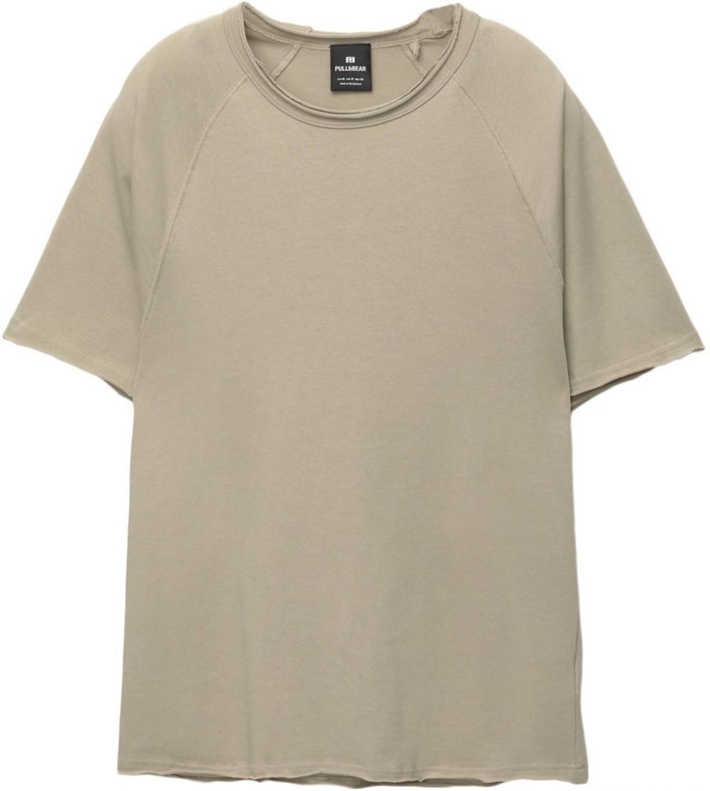 Pull&Bear Tričko  kaki