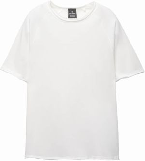 Pull&Bear Tričko  šedobiela