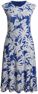 Lauren Ralph Lauren Plus Šaty 'HANKA'  modrá / biela