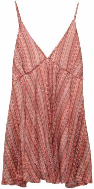 Pull&Bear Letné šaty  svetlozelená / ružová / červená / čierna