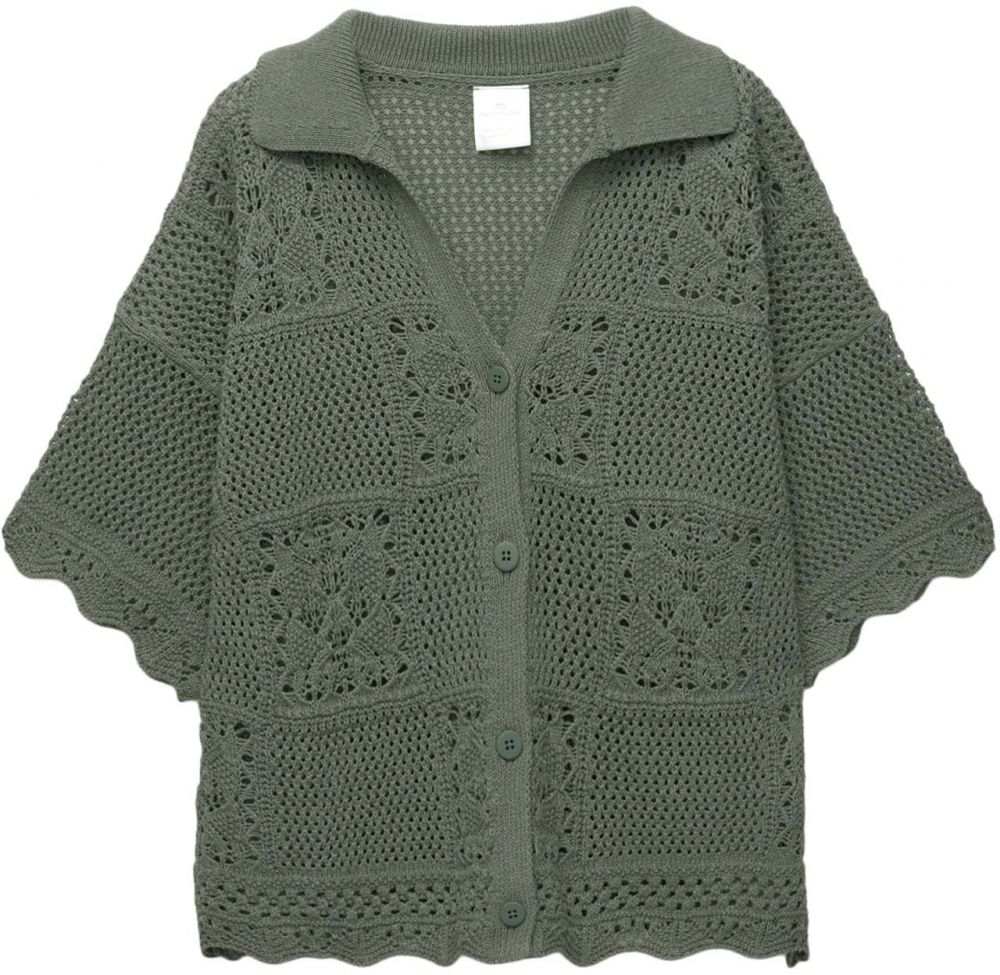 Pull&Bear Blúzka  kaki