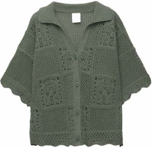 Pull&Bear Blúzka  kaki