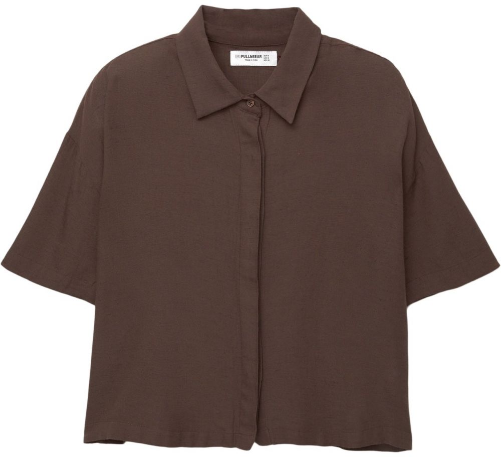 Pull&Bear Blúzka  hnedá