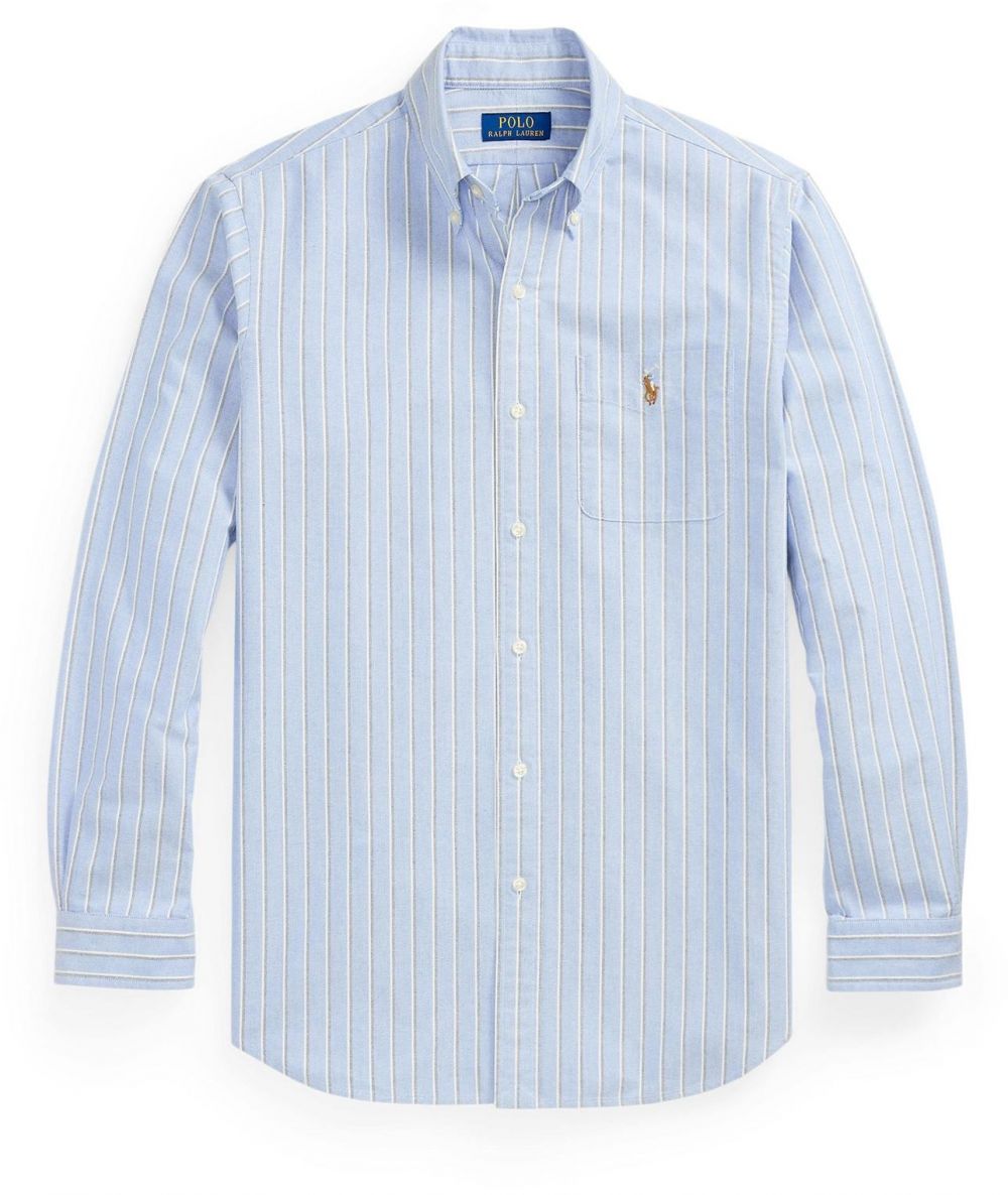 Polo Ralph Lauren Košeľa  modrosivá / sivá / biela