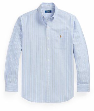 Polo Ralph Lauren Košeľa  modrosivá / sivá / biela