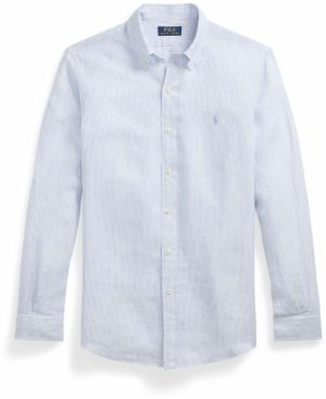 Polo Ralph Lauren Košeľa  svetlomodrá / biela