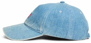 Tommy Jeans Čiapka 'HERITAGE'  modrá / námornícka modrá / červená / biela