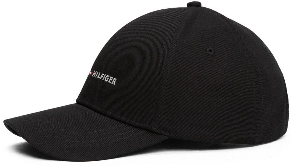 TOMMY HILFIGER Čiapka 'FOUNDATION'  čierna / biela