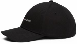 TOMMY HILFIGER Čiapka 'FOUNDATION'  čierna / biela