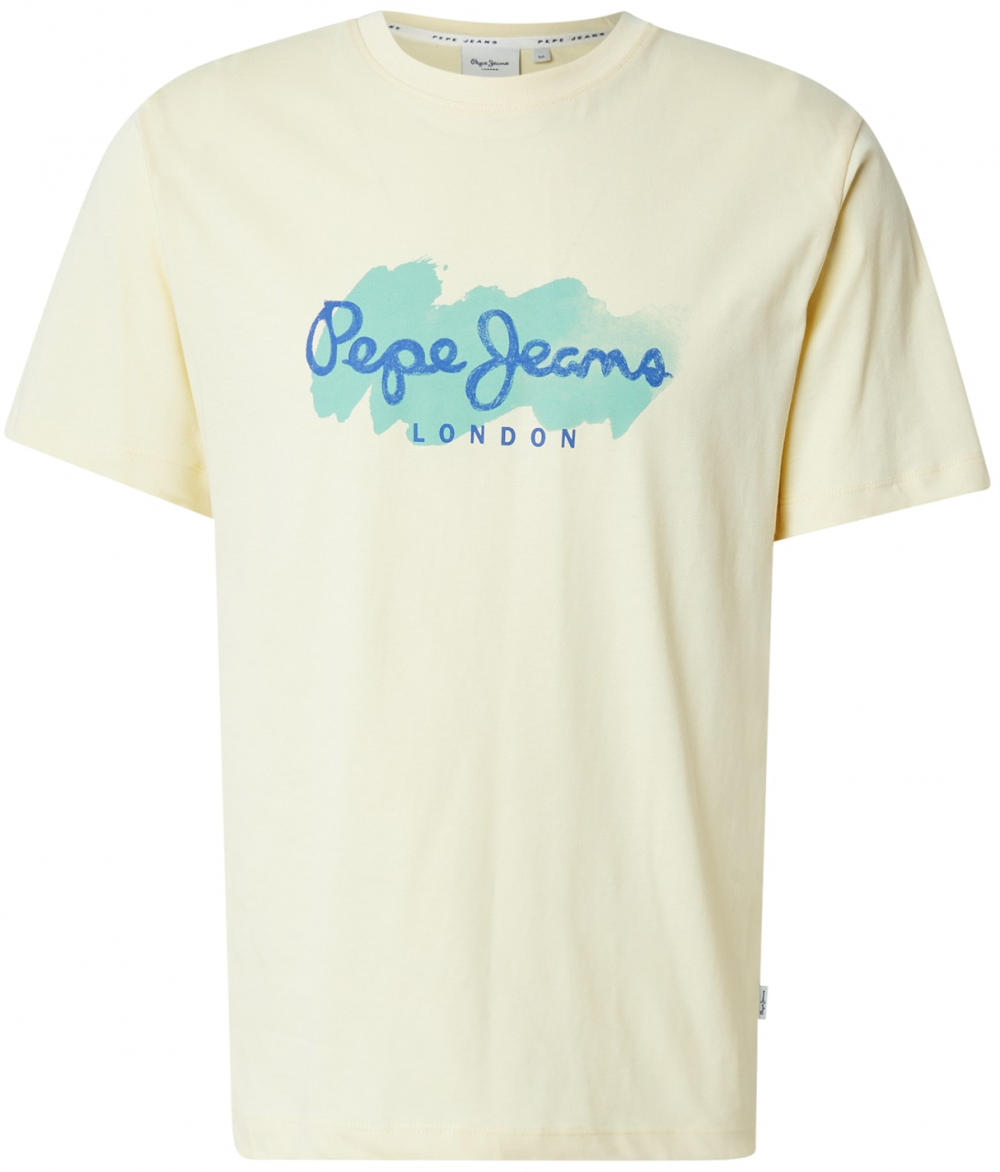 Pepe Jeans Tričko 'Milton'  námornícka modrá / svetložltá / svetlozelená
