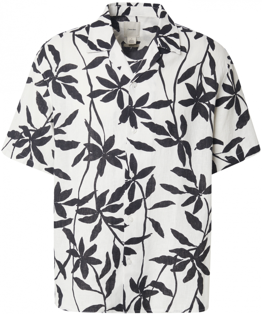 Calvin Klein Košeľa  čierna / biela