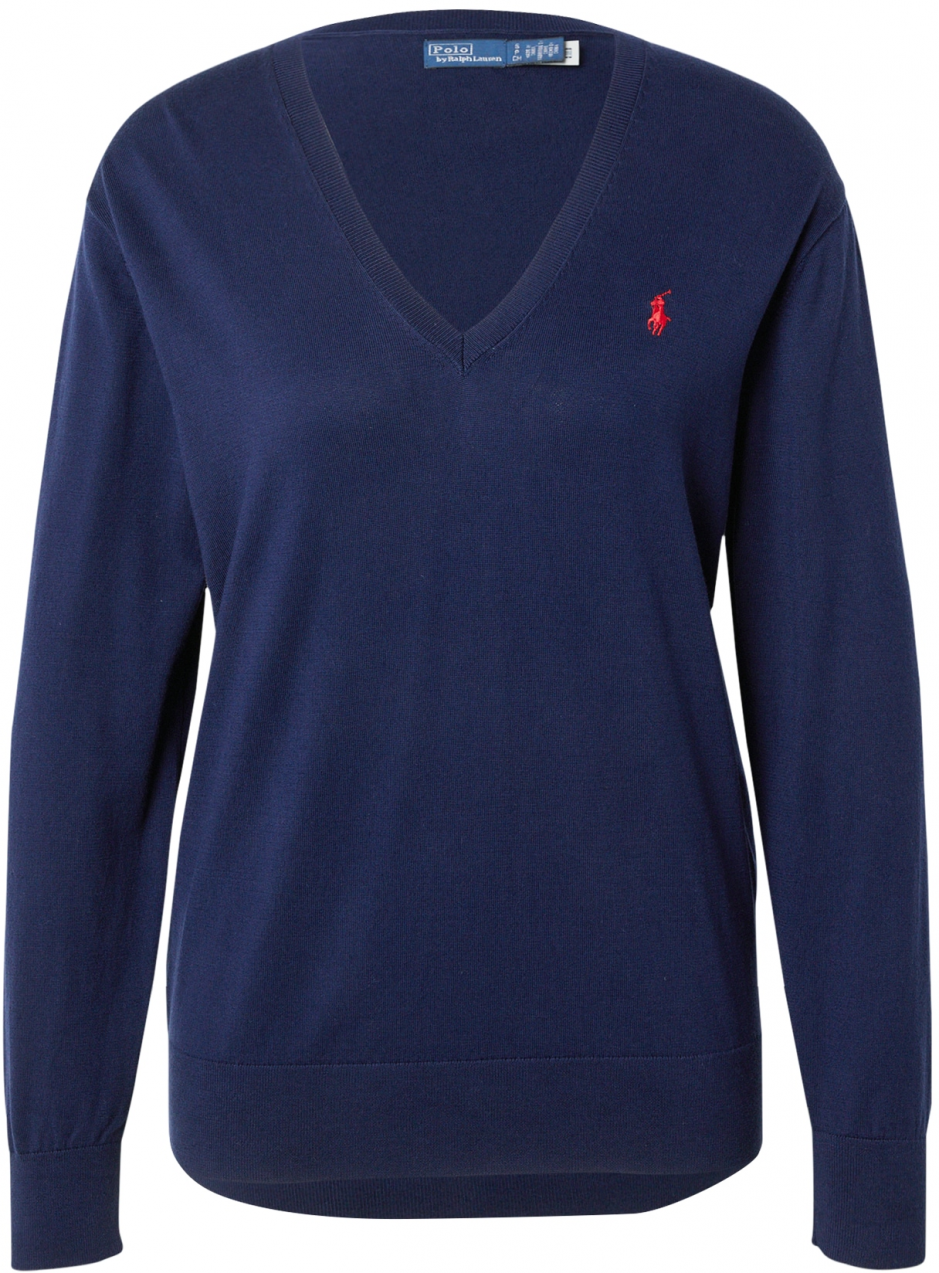 Polo Ralph Lauren Sveter  námornícka modrá / červená