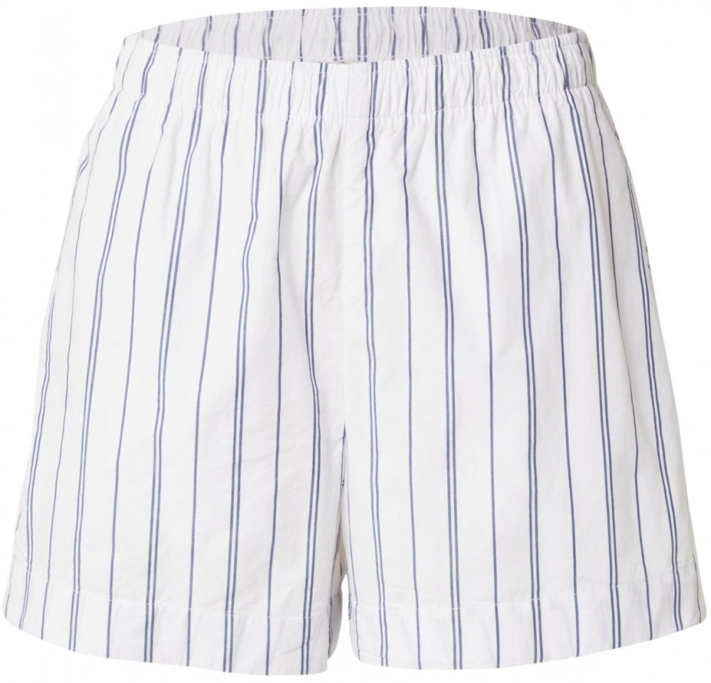 Abercrombie & Fitch Nohavice  námornícka modrá / biela