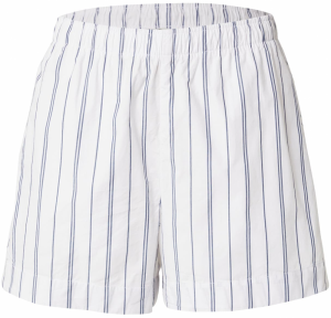 Abercrombie & Fitch Nohavice  námornícka modrá / biela
