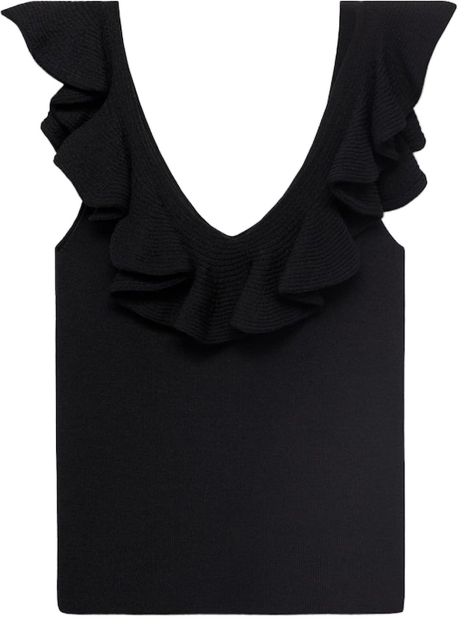 MANGO Top 'JUANA'  čierna