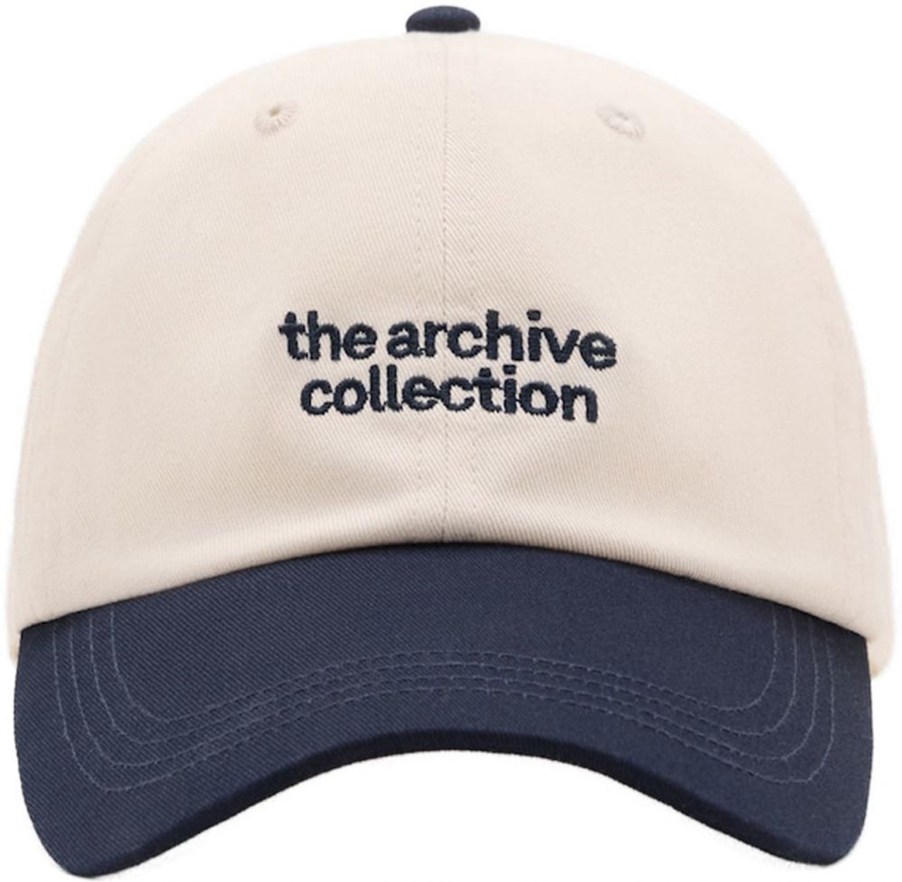 MANGO Čiapka 'ARCHIVE'  námornícka modrá / biela