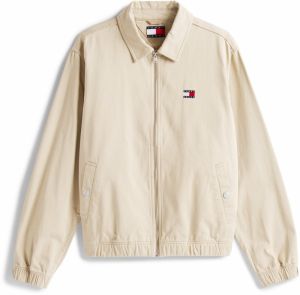 Tommy Jeans Prechodná bunda 'ESSENTIAL'  námornícka modrá / kaki / červená / biela