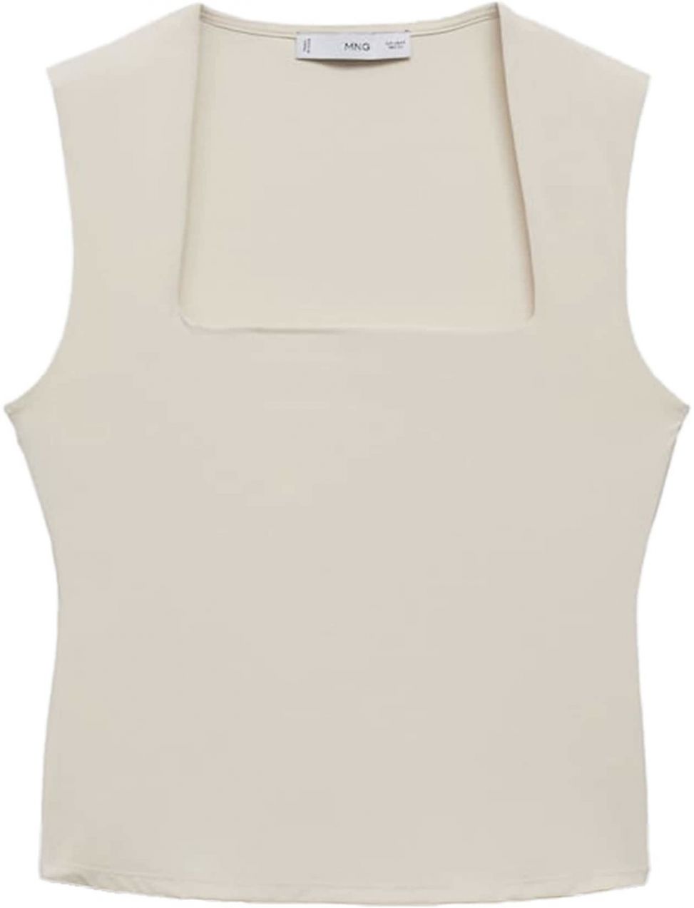 MANGO Top 'RAYO'  šedobiela