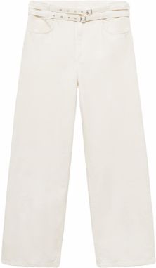 MANGO Džínsy 'NERI'  biely denim