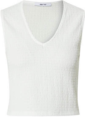 ABOUT YOU Top 'Fleur'  biela