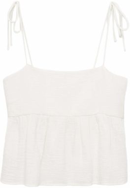 MANGO Top 'RODAS'  biela