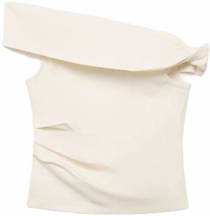 MANGO Top 'BENJI'  krémová
