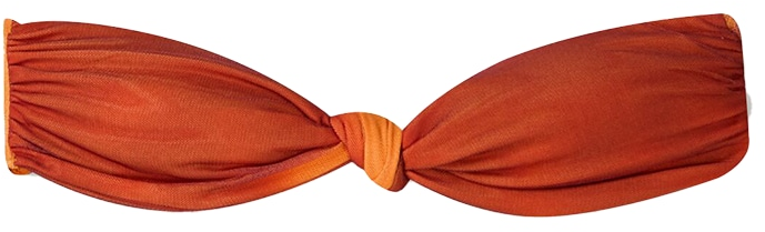 Bershka Bikinový top  oranžová / mandarínková