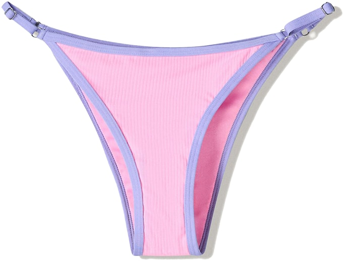 Bershka Bikinové nohavičky  levanduľová / ružová