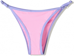 Bershka Bikinové nohavičky  levanduľová / ružová