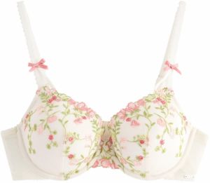Lindex Podprsenka 'Lilja Rosie'  zelená / ružová / biela