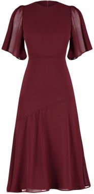Trendyol Kokteilové šaty  burgundská