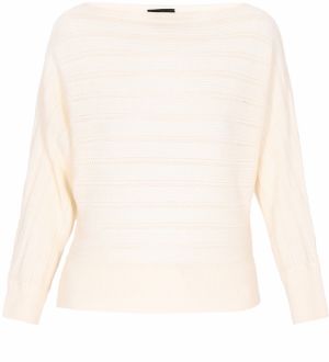 DreiMaster Klassik Sveter 'Classic Look'  šedobiela