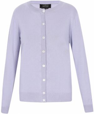 usha BLACK LABEL Kardigán 'Classic Look'  svetlofialová