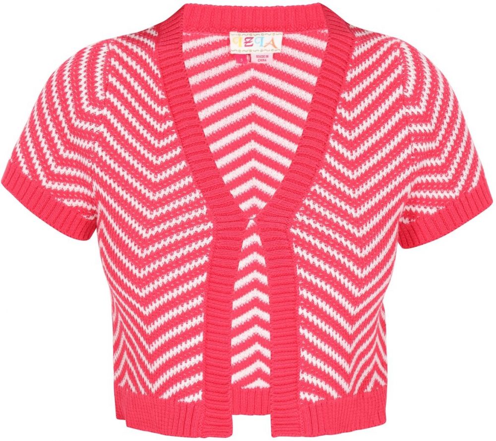 IZIA Kardigán  fuksia / biela