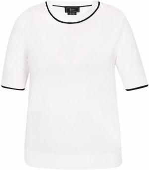 faina Sveter 'Fashion Look'  čierna / biela