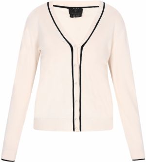 DreiMaster Klassik Kardigán 'Classic Look'  krémová / čierna