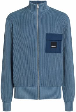 KARL LAGERFELD JEANS Kardigán  námornícka modrá / dymovo modrá