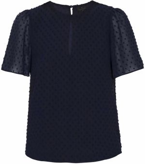 DreiMaster Klassik Blúzka 'Classic Look'  tmavomodrá