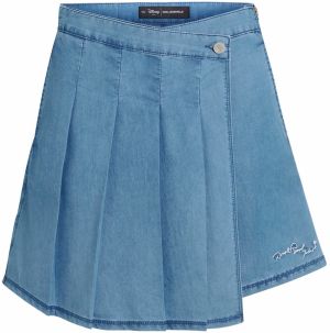 Karl Lagerfeld Sukňa 'Disney x Karl Lagerfeld'  modrá denim / žltá / čierna / biela