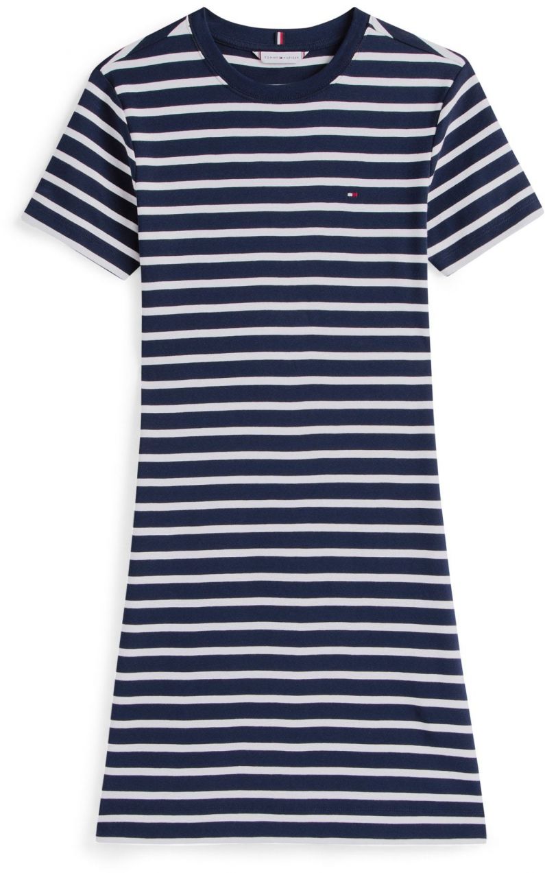 TOMMY HILFIGER Šaty 'NEW CODY'  námornícka modrá / biela