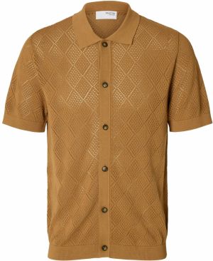 SELECTED HOMME Kardigán 'SLHARCO'  koňaková